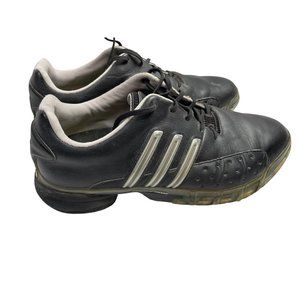 Adidas Men's Powerband 3 Black Leather Golf Shoes Size 10.5